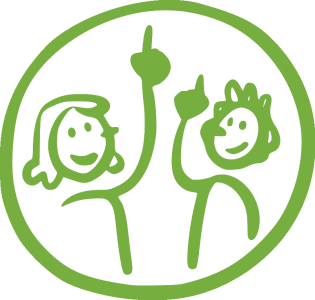 Icon zeigt zwei Lernende